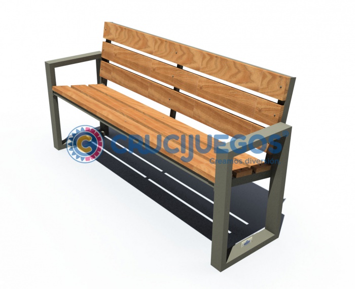 banco para plaza CRUCIJUEGOS