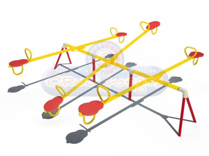 sube y baja triple crucijuegos