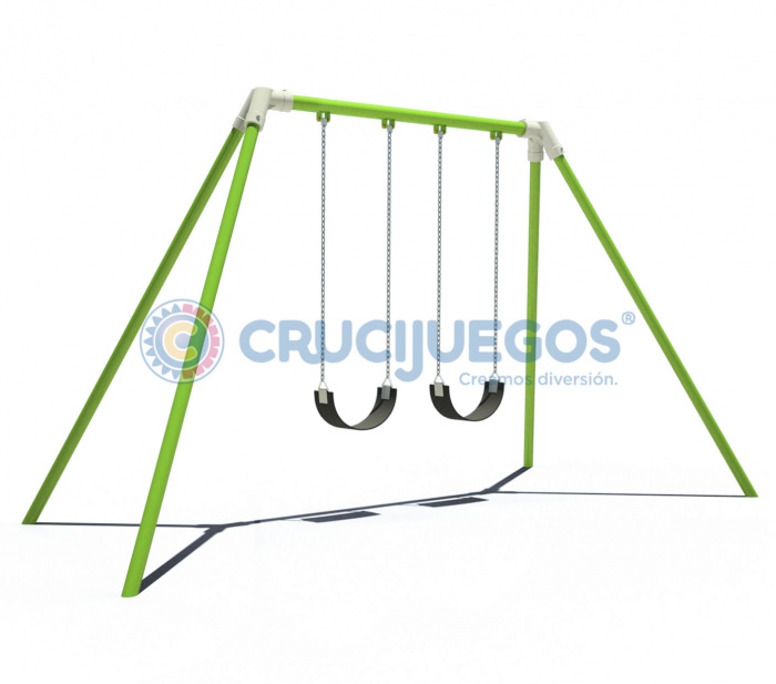 porrtico de hamacas cuadruple