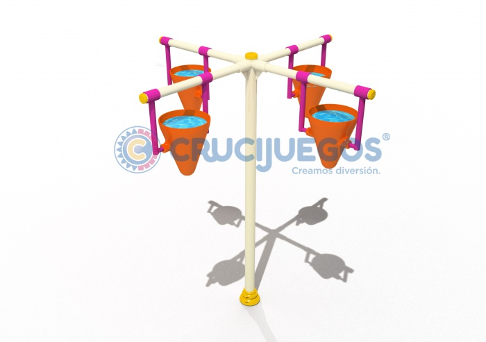 set balde cuádruple crucijuegos