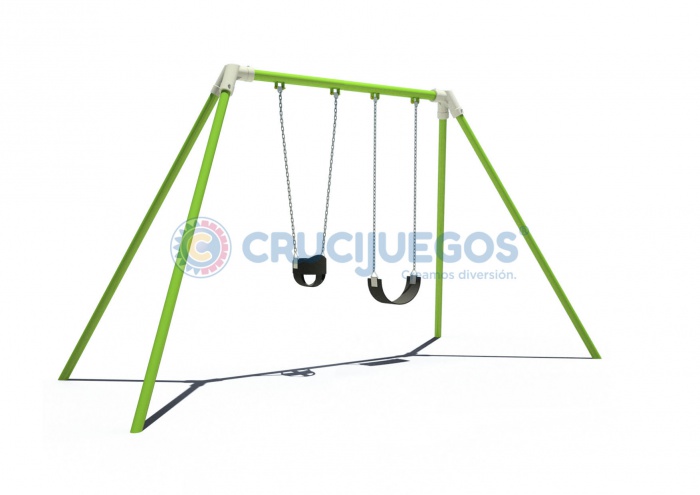 porrtico de hamacas cuadruple