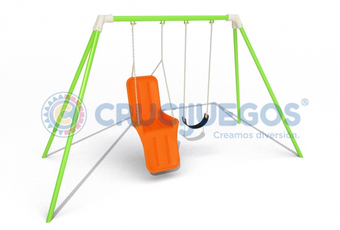 Hamaca triple Integradora Crucijuegos